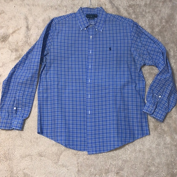 Ralph Lauren Other - Ralph Lauren Classic Fit Blue Plaid Shirt Size XL